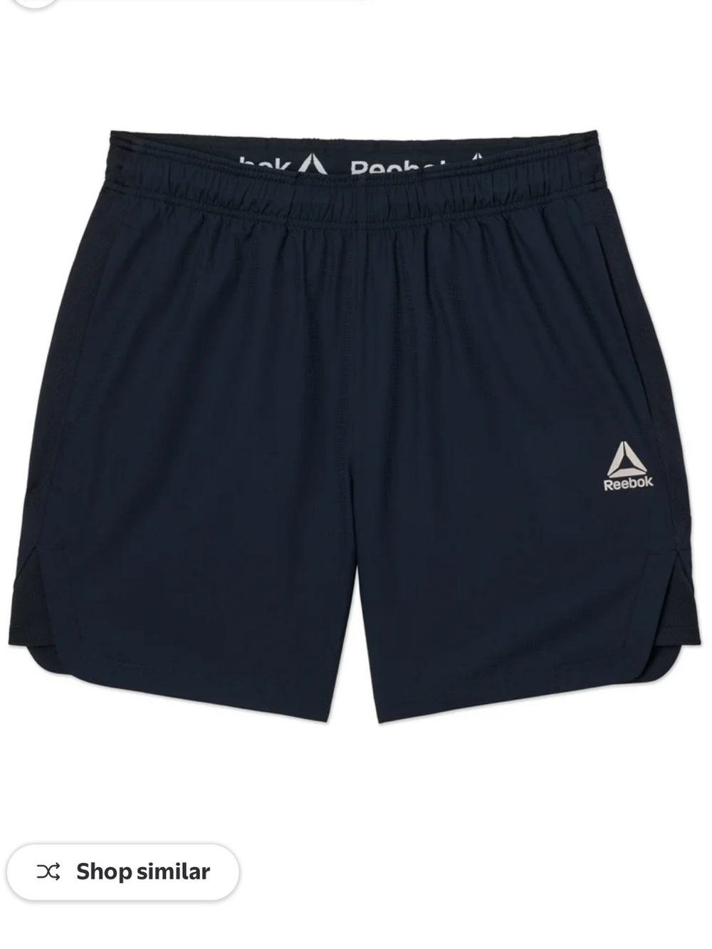 Reebok Men’s Navy Athletic Shorts